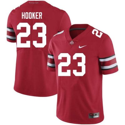 Men's Ohio State Buckeyes #23 Marcus Hooker Scarlet Nike NCAA College Football Jersey New Year MMV4544IP